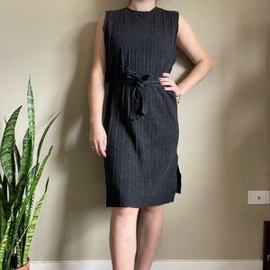 Pleated Sweater Dress